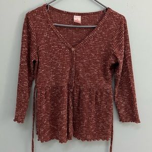 Quarter Sleeve Light Weight Sweater